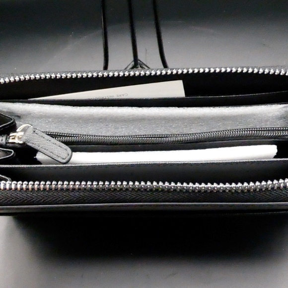 Coach Large Peanuts Wallet in Black - Picture 3 of 3